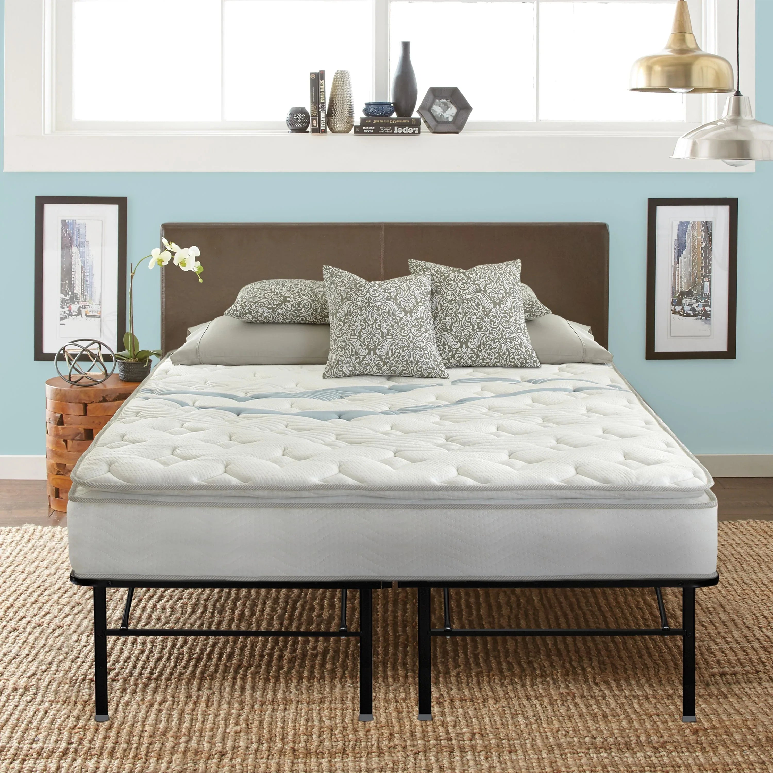 Mattress Platform 18" plus Multiple 10" Contura Frame Sizes Premier Bed Hybrid Set,