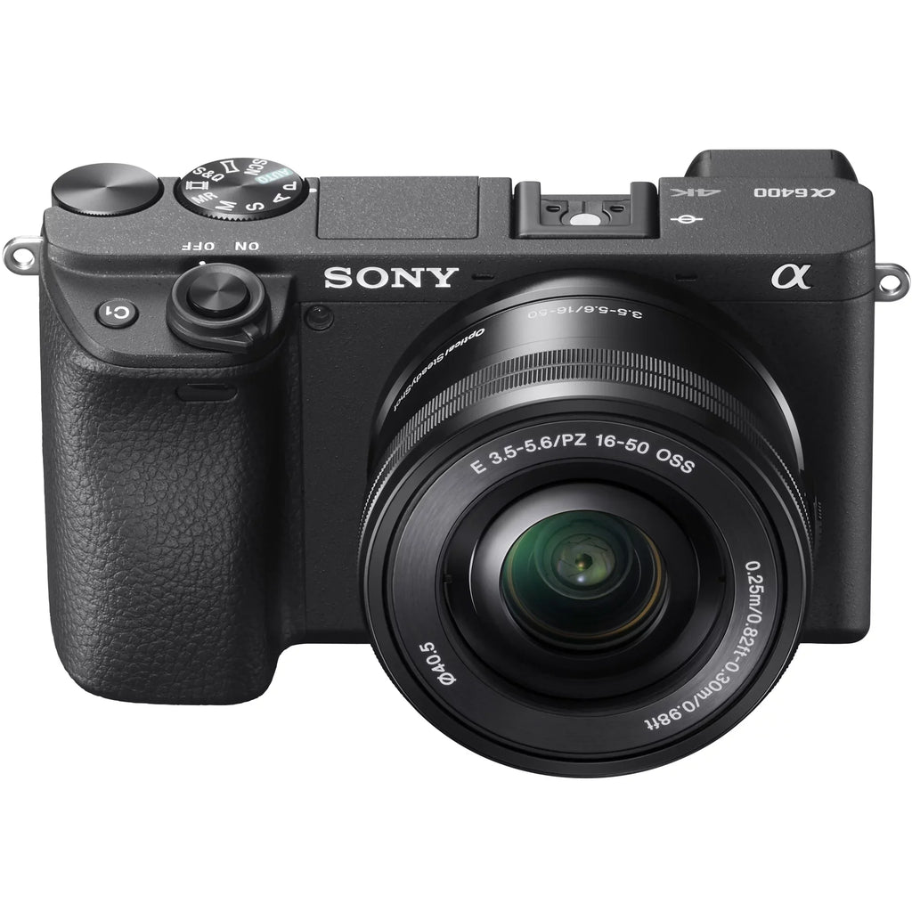 Editing Lens Camera Filter OSS with 0.43x Kit Telephoto + a6400 and Wide Sony f/3.5-5.6 Deco (Black) Gear ILCE-6400L/B 2.2X Lens 4K Bundle Power Set Case & 16-50mm Battery Angle Extra Mirrorless