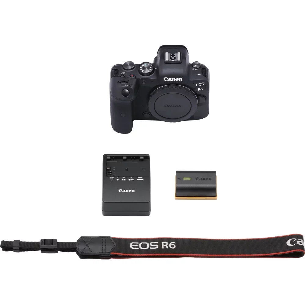 12PC Mirrorless Accessory - Canon Bundle EOS Only) R6 Digital Camera (Body