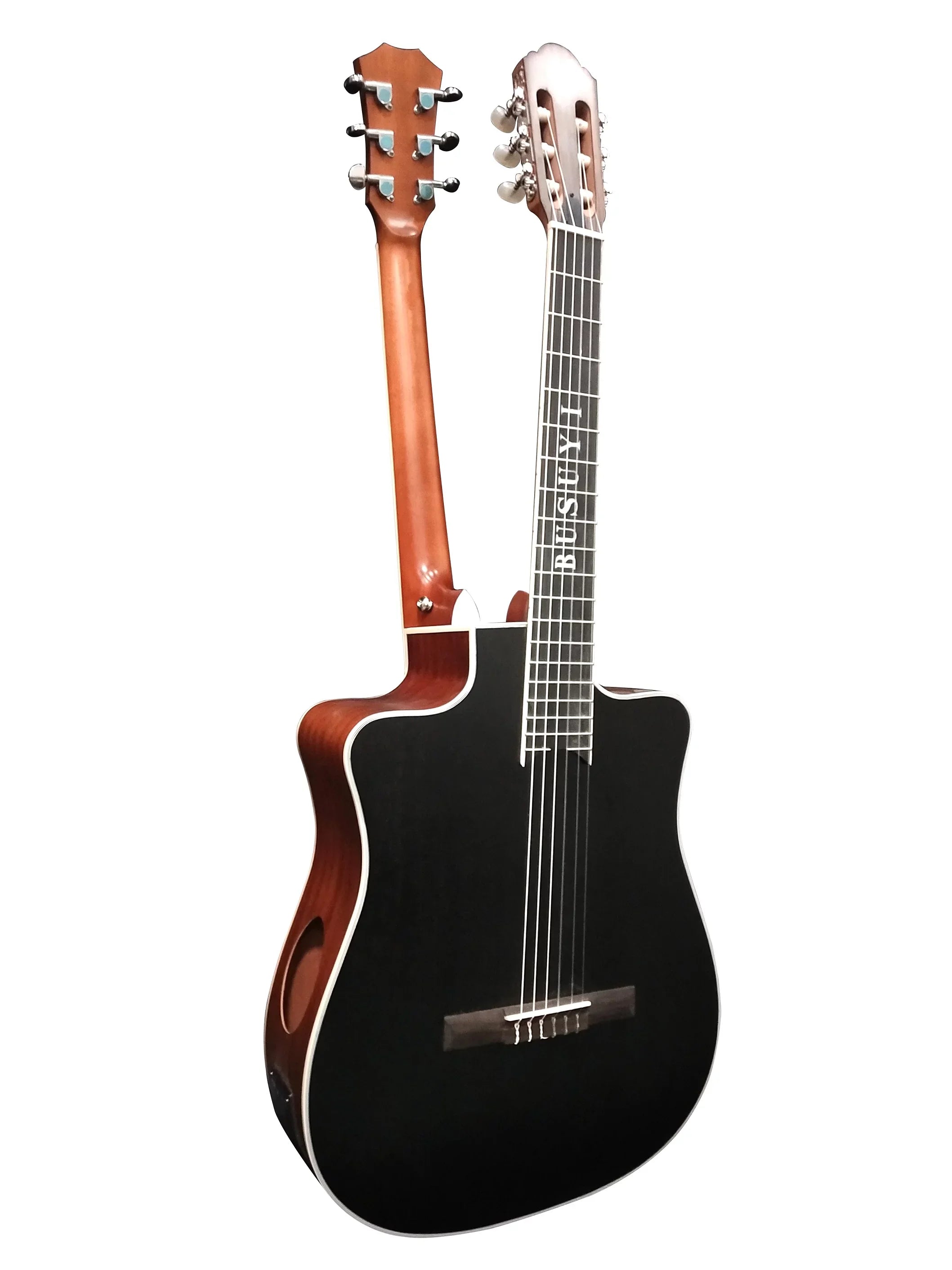 Acoustic Bag Neck, classical NPT Busuyi 2021 6 /6 Strings Strings Guitar + Double Double Sided