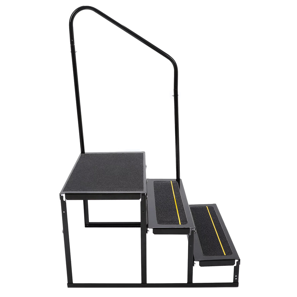 Travel Steps Camper Trailer for HECASA Hand Armrest RV Hand-railing Rail Stairs Trailer Universal Steel Side W/ Load 3