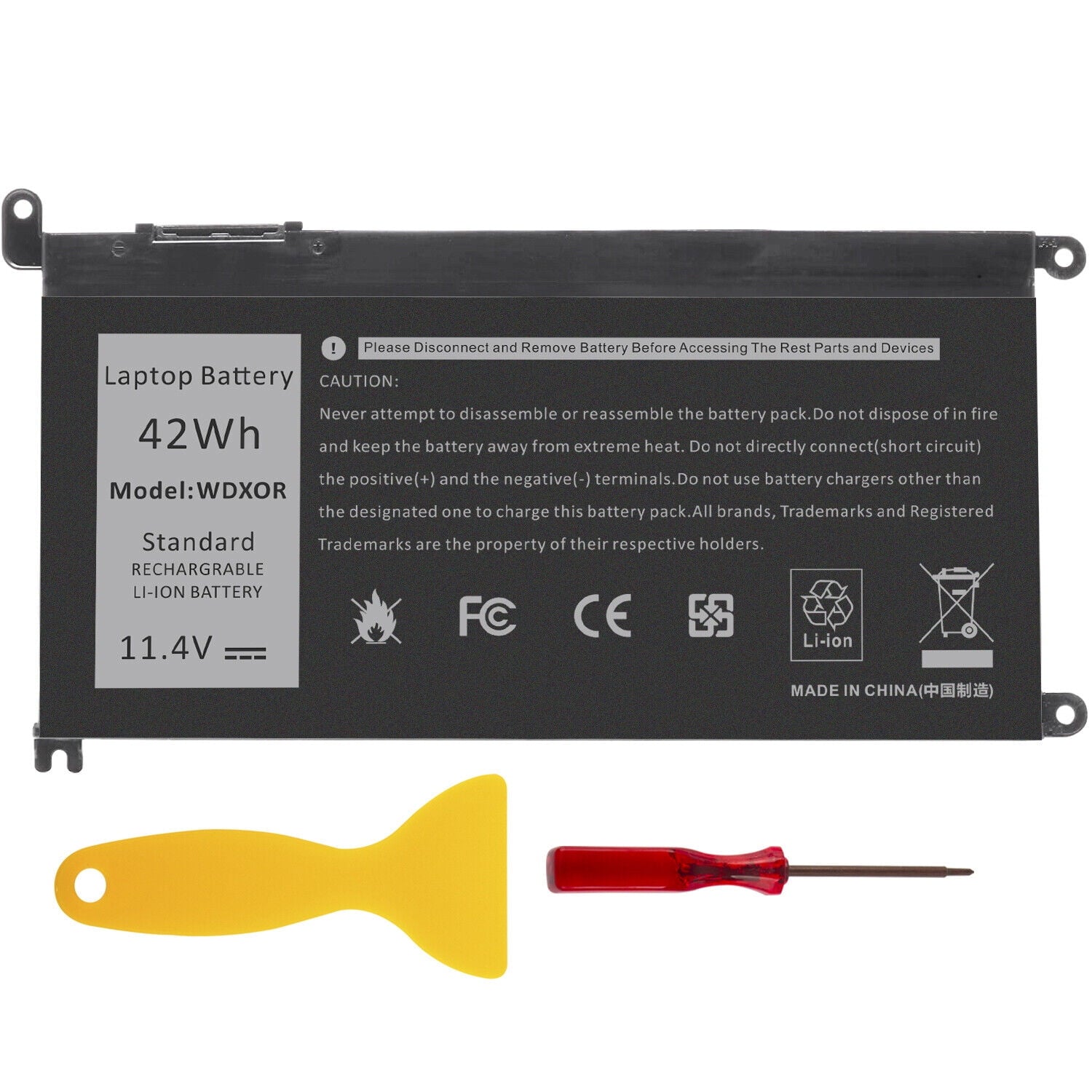 0FC92N WDXOR For 0WDX0R,FC92N Dell WDX0R Battery