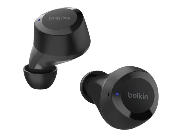 Bolt, Sweat IPX5 USB-C, to Wireless Water and Hours Wireless Resistant, Black Life Up Battery Belkin 28 Charging, - Earbuds, of True SOUNDFORM