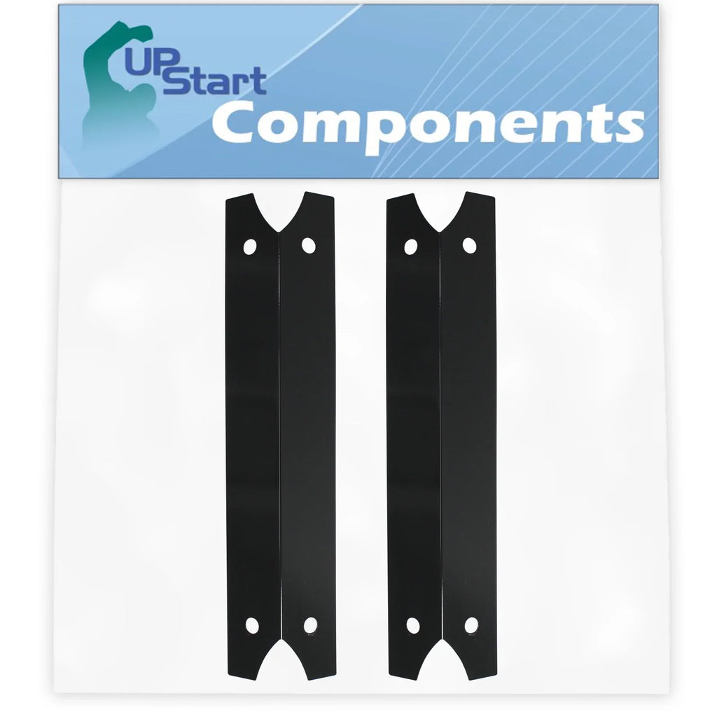 Barbeque Parts Charmglow Vaporizer Tamer, Tent Heat Cover Replacement Flame Steel 2-Pack Shield Plate Bar, 3/4" BBQ 810-7420-S 17 Porcelain - Compatible Burner Bar, for Grill Flavorizer