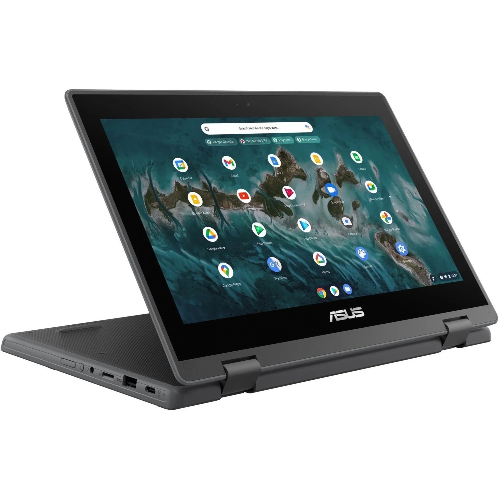 Flip ChromeOS, Chromebook 11.6" Touchscreen, CR1100FKA-YZ184T Intel 64GB Asus Celeron SSD, N5100,