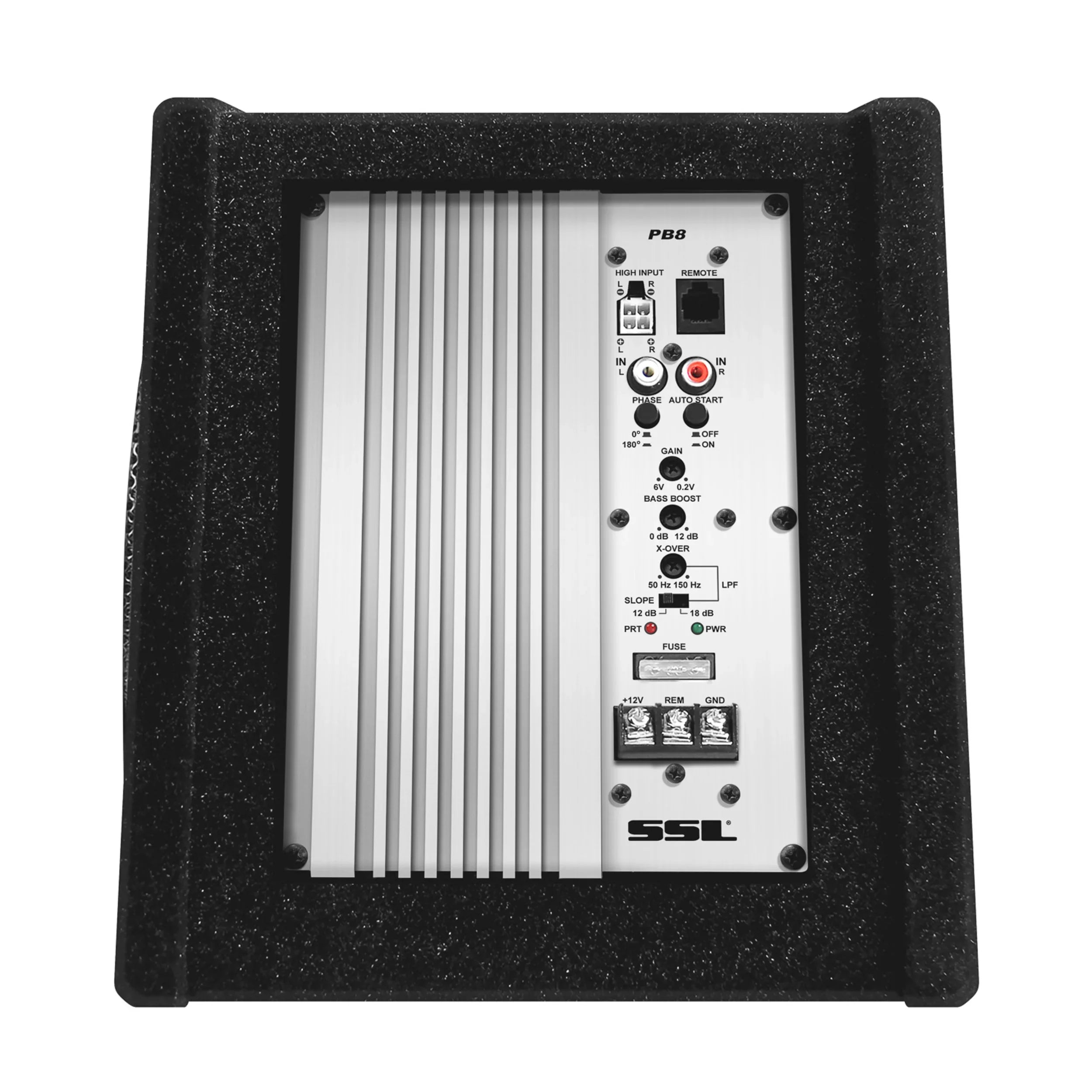 and Audio Radiator, Control, Built-in Storm Enclosures Subwoofer 8 Boxes Subwoofer Powered Package Truck, Laboratories Amplifier, Remote ¨C Car For Amplified Sound PB8 Inch Passive