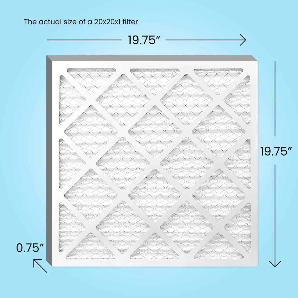 Furnace Air 20x20x1 13, Filter, Filter, 1500, AC Air Air, MPR MERV Mint 6-Pack