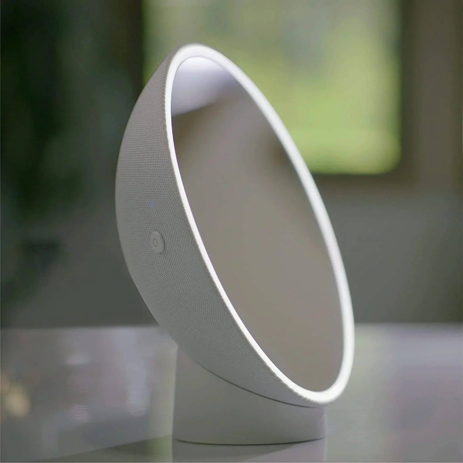Sharper Bluetooth Mirror Shower Fogless LED Speaker and Image