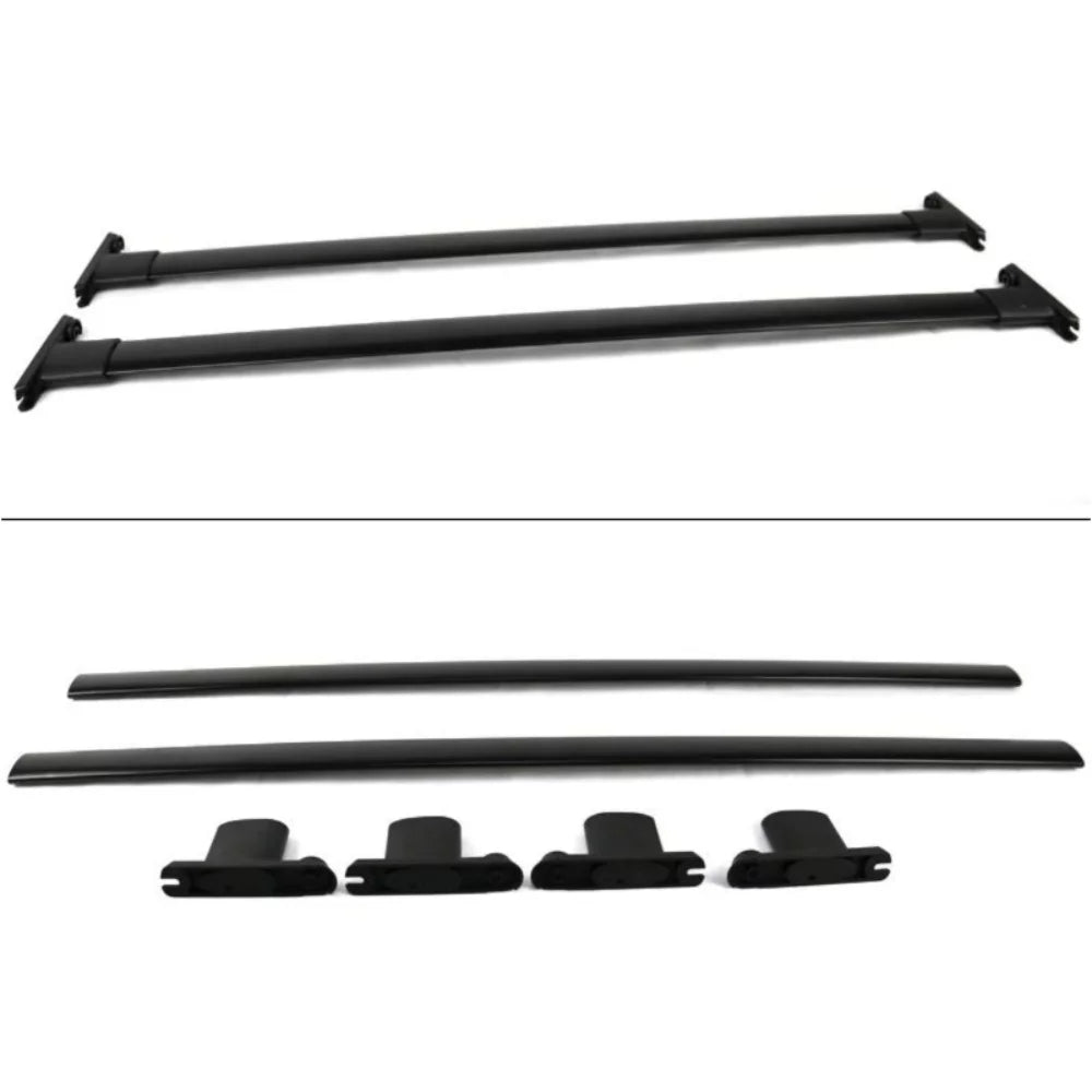 Roof For Aluminum Police Explorer Bar 2Pc Rack Ford Utility Black Interceptor