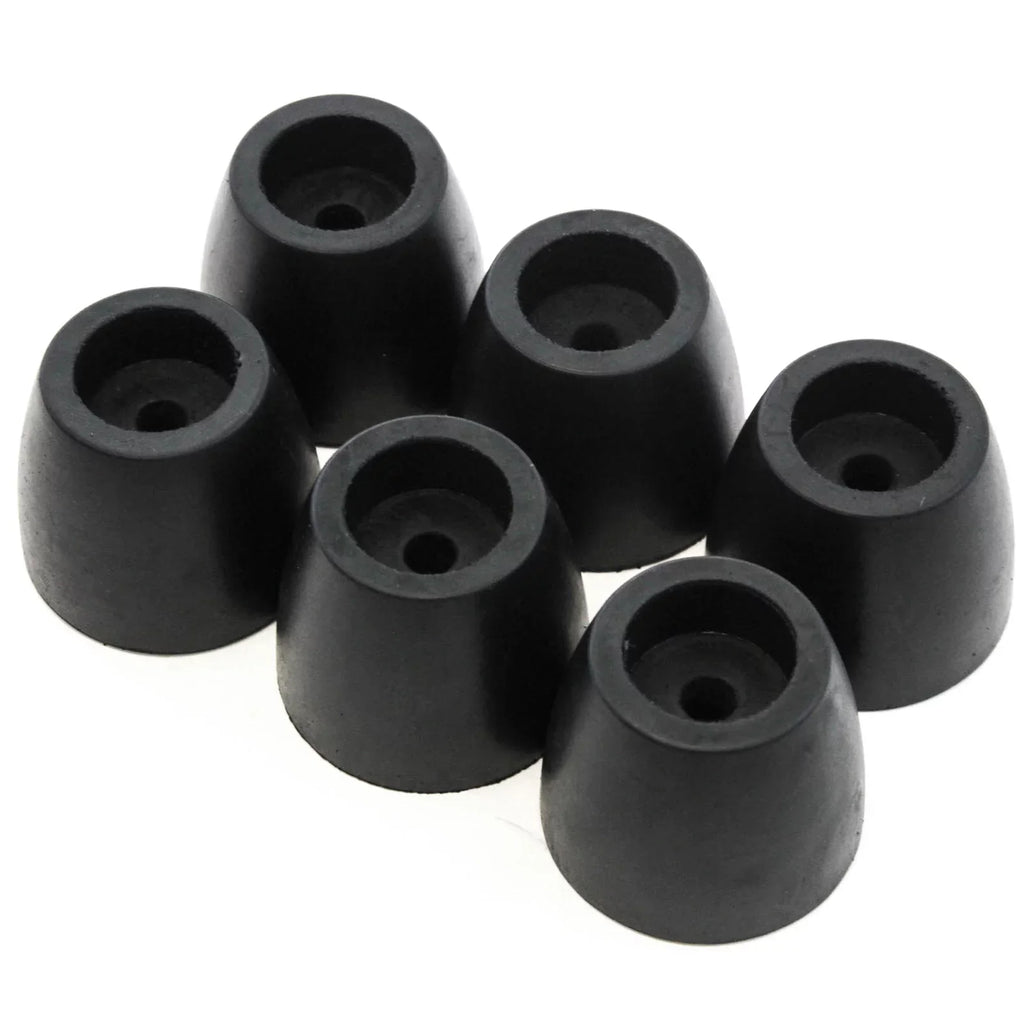 2 Cone Compatible Thick Trailer Inches for Cargo Replacement Hound 6 Stop Ramp Door Bumper Auto with Red Rubber Truck