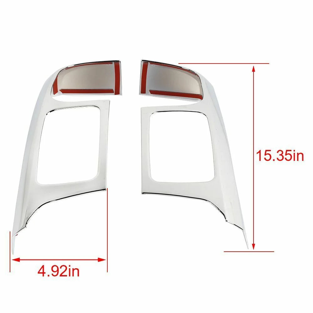 Console Side Navigation Chrome Center Teledu Panel Trim Cover