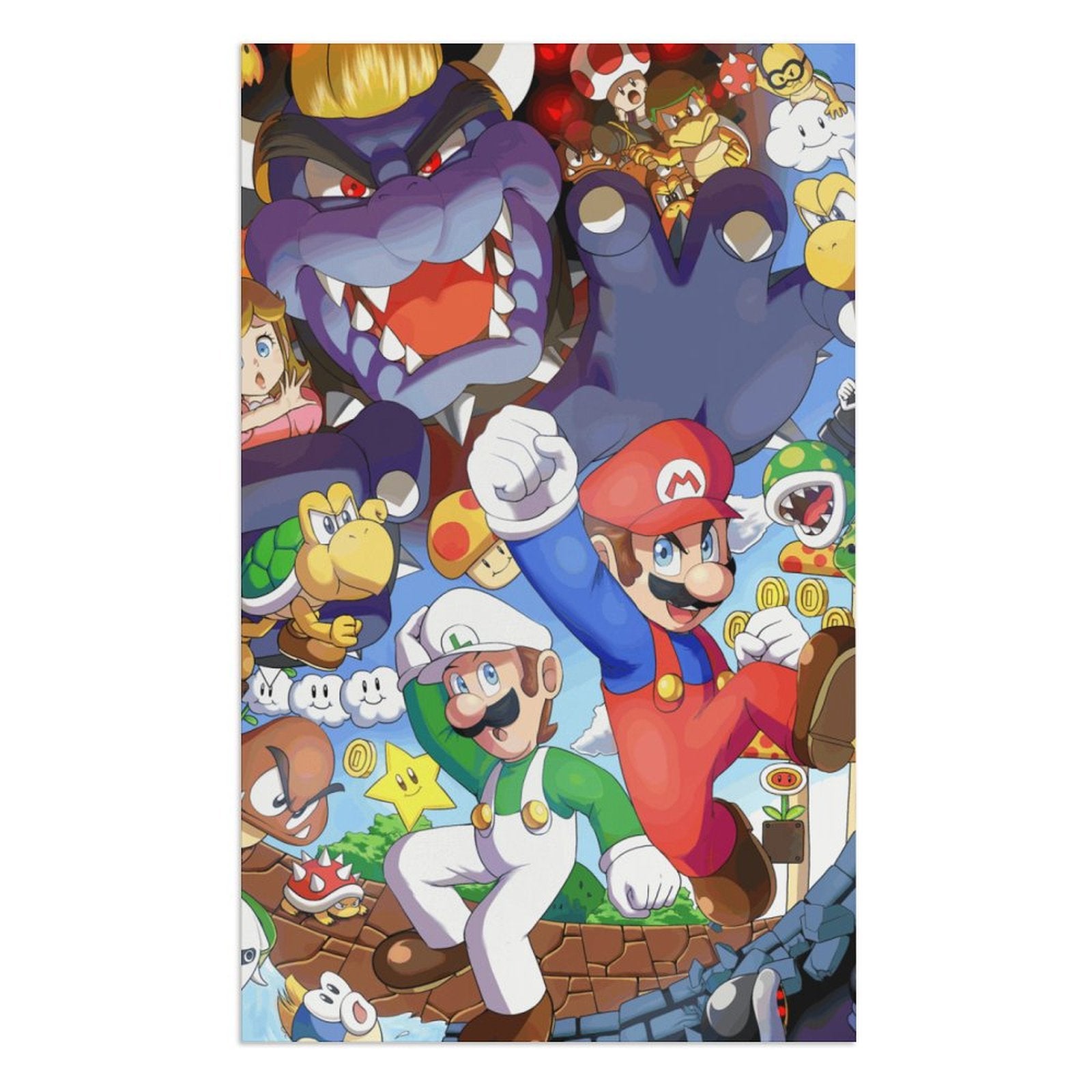 Movie Microfiber Soft Bathroom 130x80cm Swimming/Gym/Camp/Holiday Luigi Quick-Dry for Bath Mario Kid/Adults for Bros. Shower/Guests/Pool Towels Towel Absorbent Beach