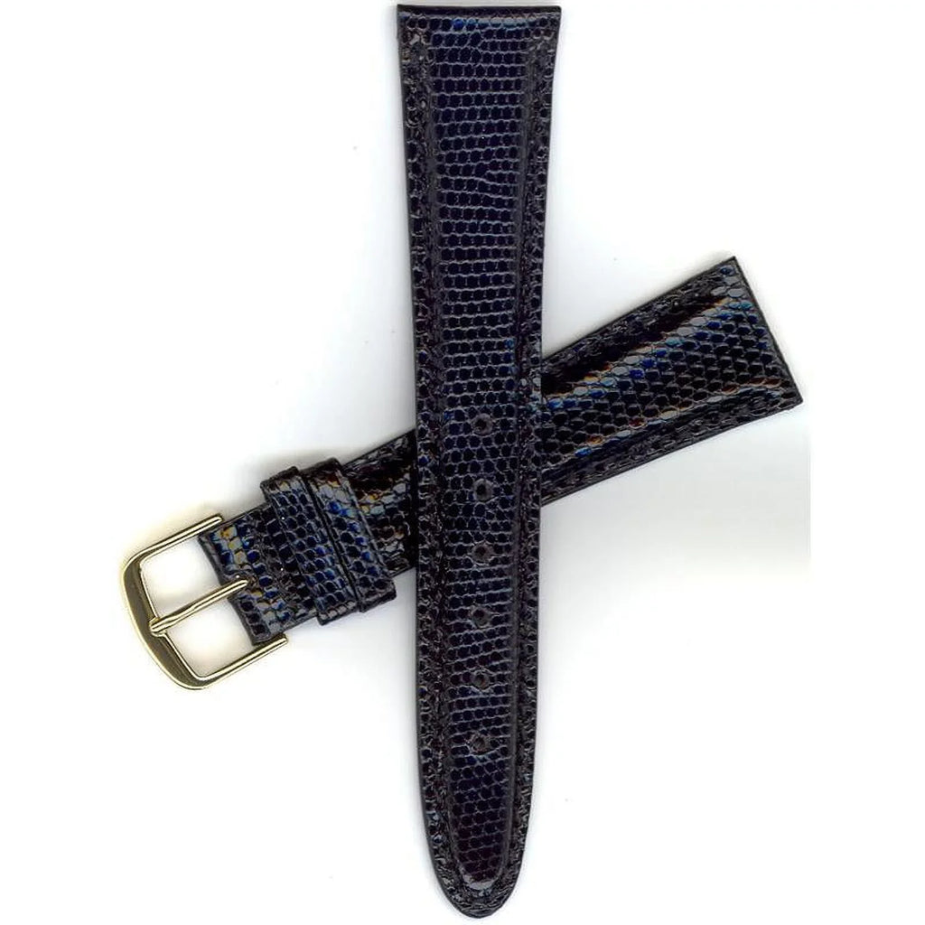 MS9436 Padded Watchband Black Seiko Genuine Lizard part#54275 20mm SDW664 fits Java