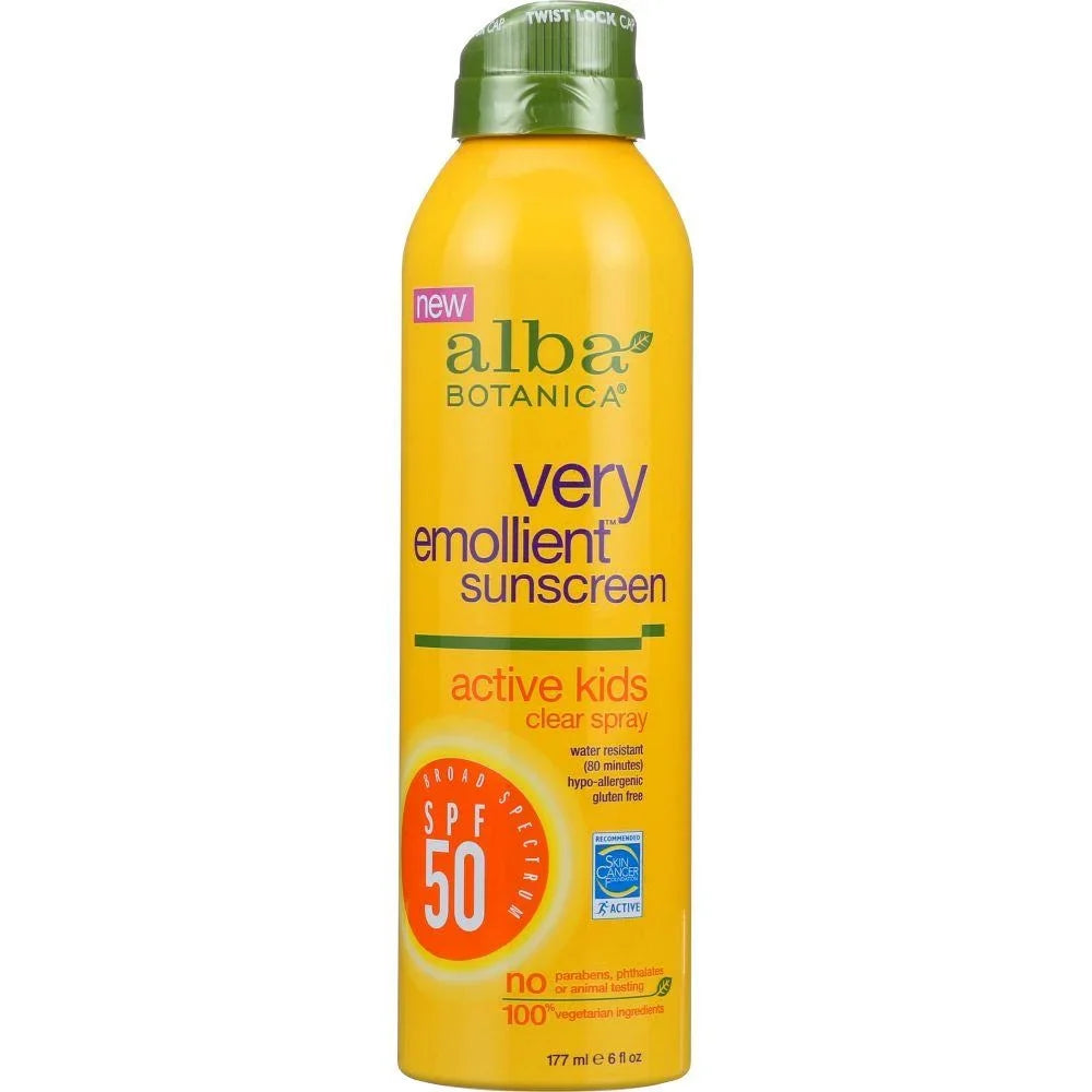 Sunscreen Oz Botanica Alba Active Spray, Kids 6