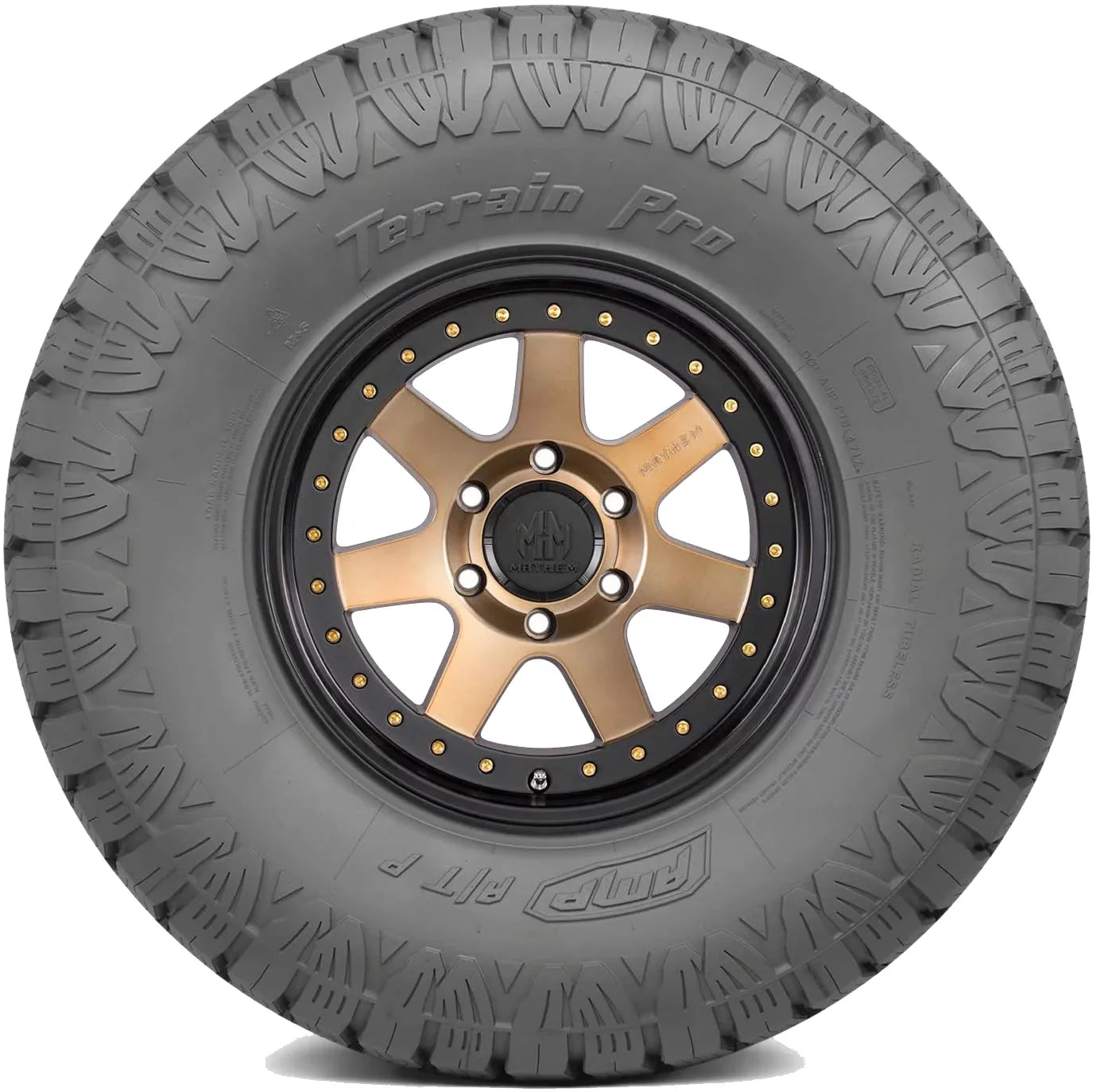 LT265/60R20 A/T Country Fits: Trail AMP Chevrolet Boss, Chevrolet High Terrain HD 2500 2021-23 BSW 2015-19 E/10PLY Silverado 1500 Pro LT Silverado