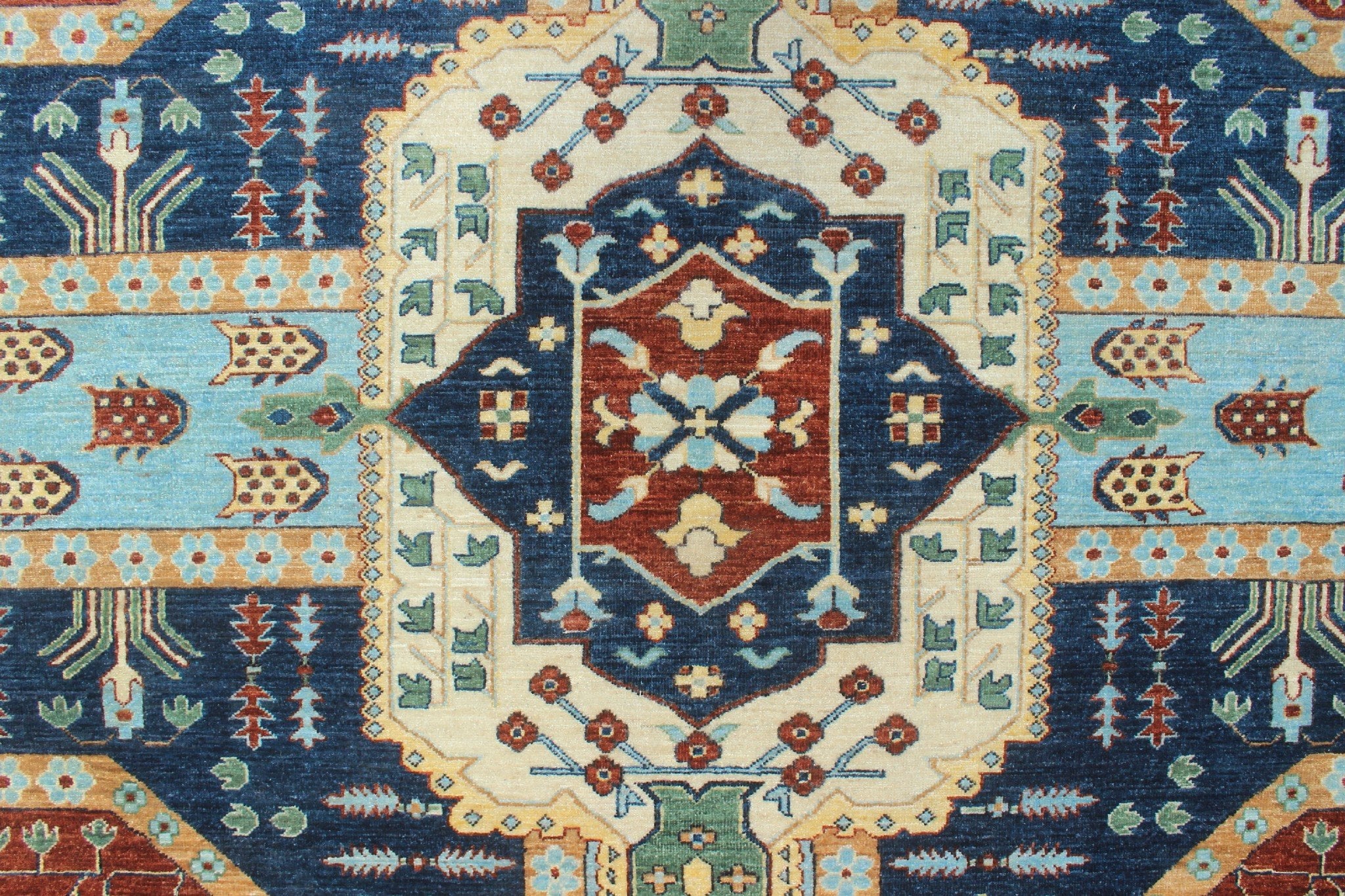 x Rug, 9'0" Haseena 12'3" Aria Blue/Ivory