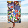Movie Microfiber Soft Bathroom 130x80cm Swimming/Gym/Camp/Holiday Luigi Quick-Dry for Bath Mario Kid/Adults for Bros. Shower/Guests/Pool Towels Towel Absorbent Beach