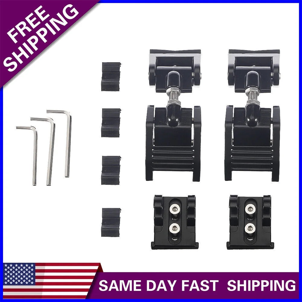 Secure Pack Latch 07-18 2 Onemayship Vehicle Catch Wrangler Hood Protection-Black for US Jeep Front JK Lock