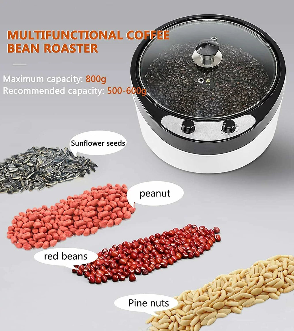 Coffee for 110V Shanna Home Electric Commercial Bean Roaster Coffee 800W 800G Roaster Machine