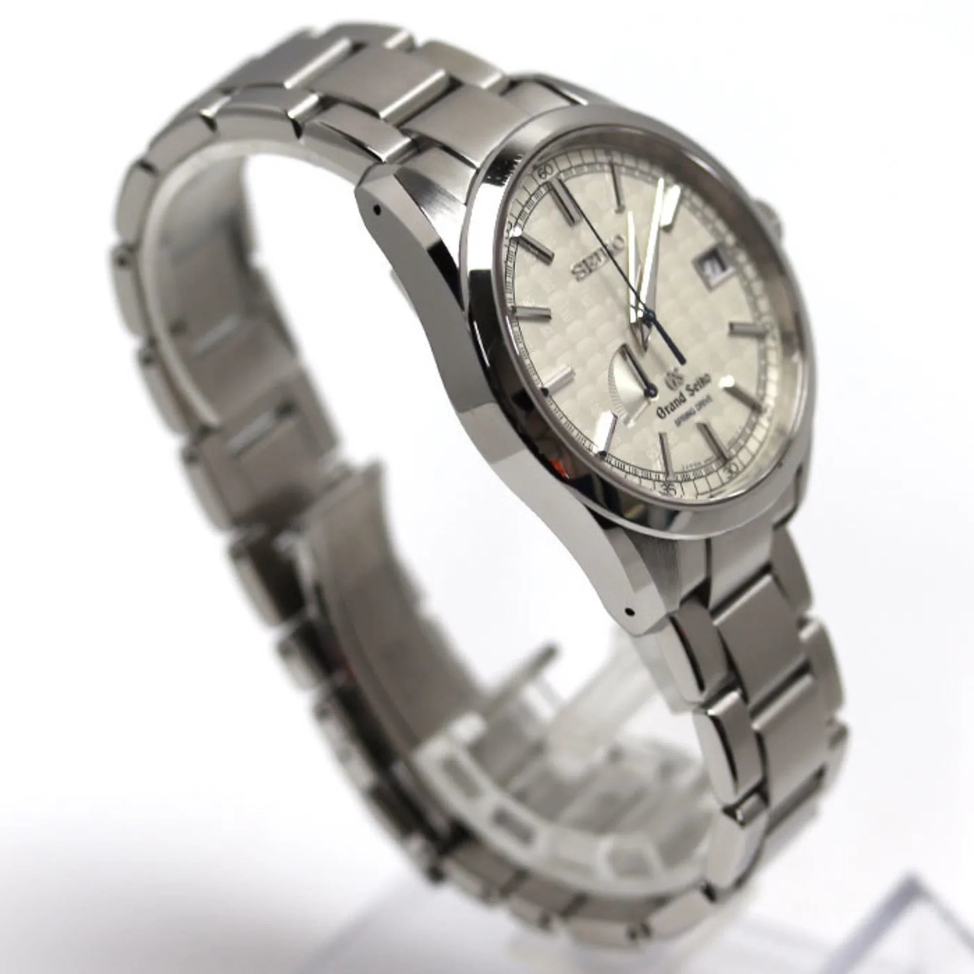 Men's Drive Watch Grand 1,500 Limited (Good) pieces Seiko worldwide SBGA111/9R65-0BP0 Spring Anniversary Automatic to Edition Pre-Owned 10th
