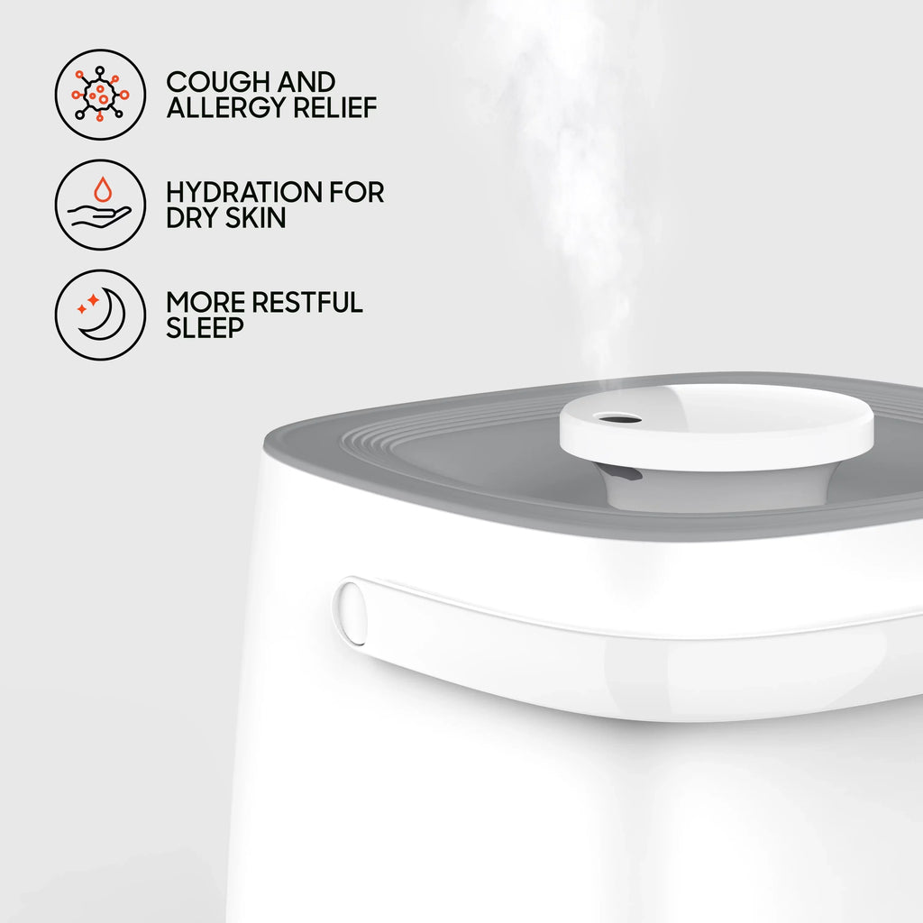 Image Humidifier, White 4 Sharper Mist Ultrasonic (New)