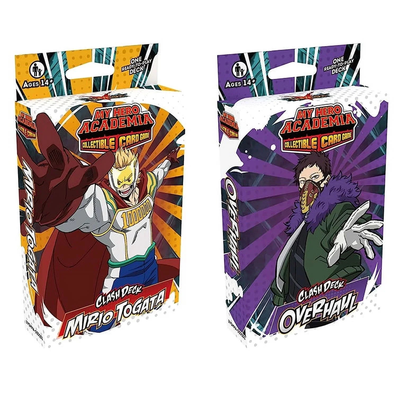 My - Decks Togata) Card 2 Collectible Clash Game & Academia Mirio OF (Overhaul Hero S5 SET