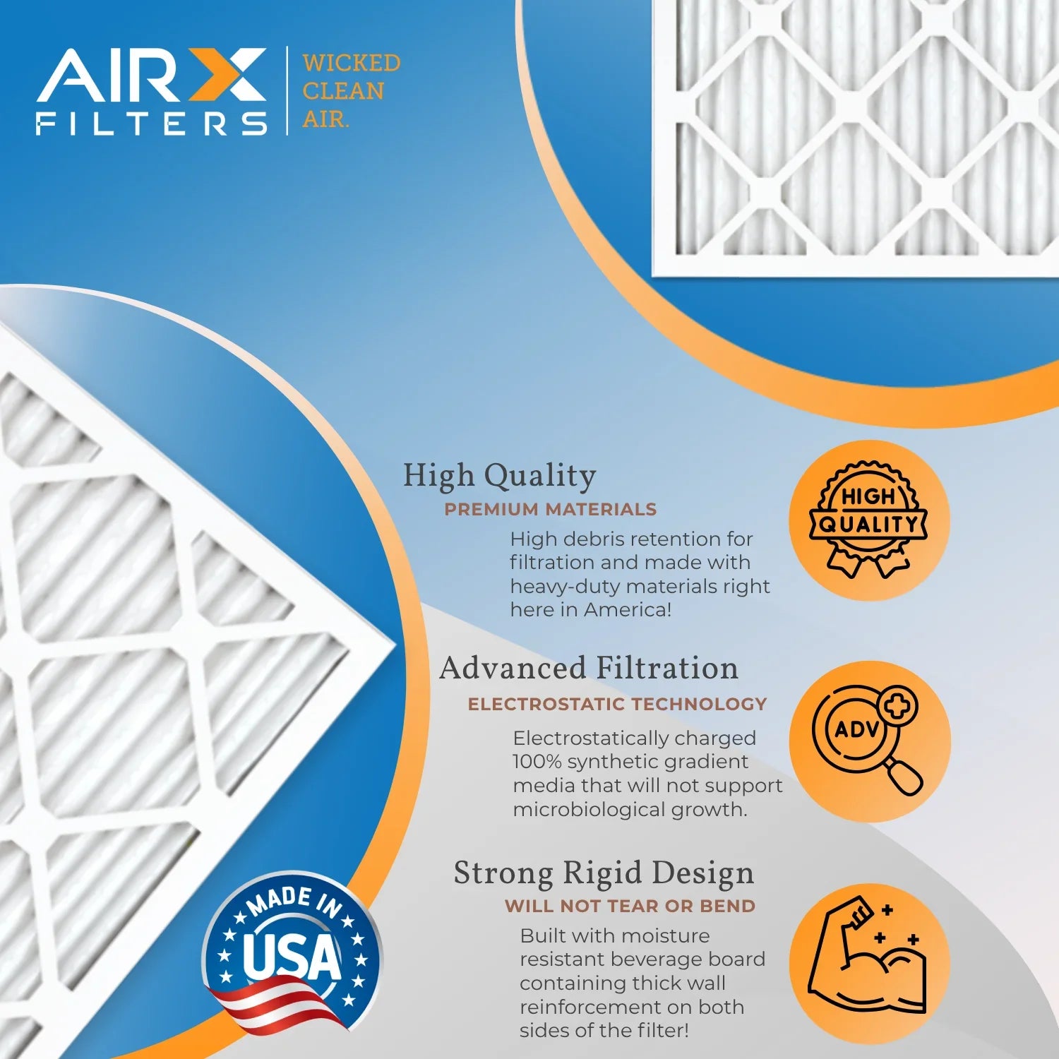 Comparable 6 14x20x1 MPR Pleated 11 Pack Filter 1000, CLEAN Premium 7 to by FILTERS HVAC Made Filter MERV Air AIR. 14x20x1 Air Furnace MPR Filters USA Electrostatic AIRX 1200 WICKED Conditioner & FPR
