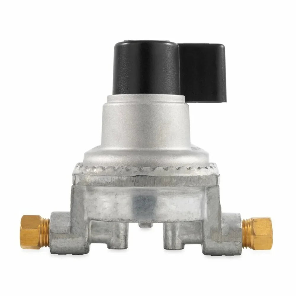 Propane Tank Dual Double-Stage With RVs Camco (59005) Tanks Change Regulator- From Constant Full Auto Empty Auto-Changeover For with Gas a Pressure Hookups, to Propane Maintains