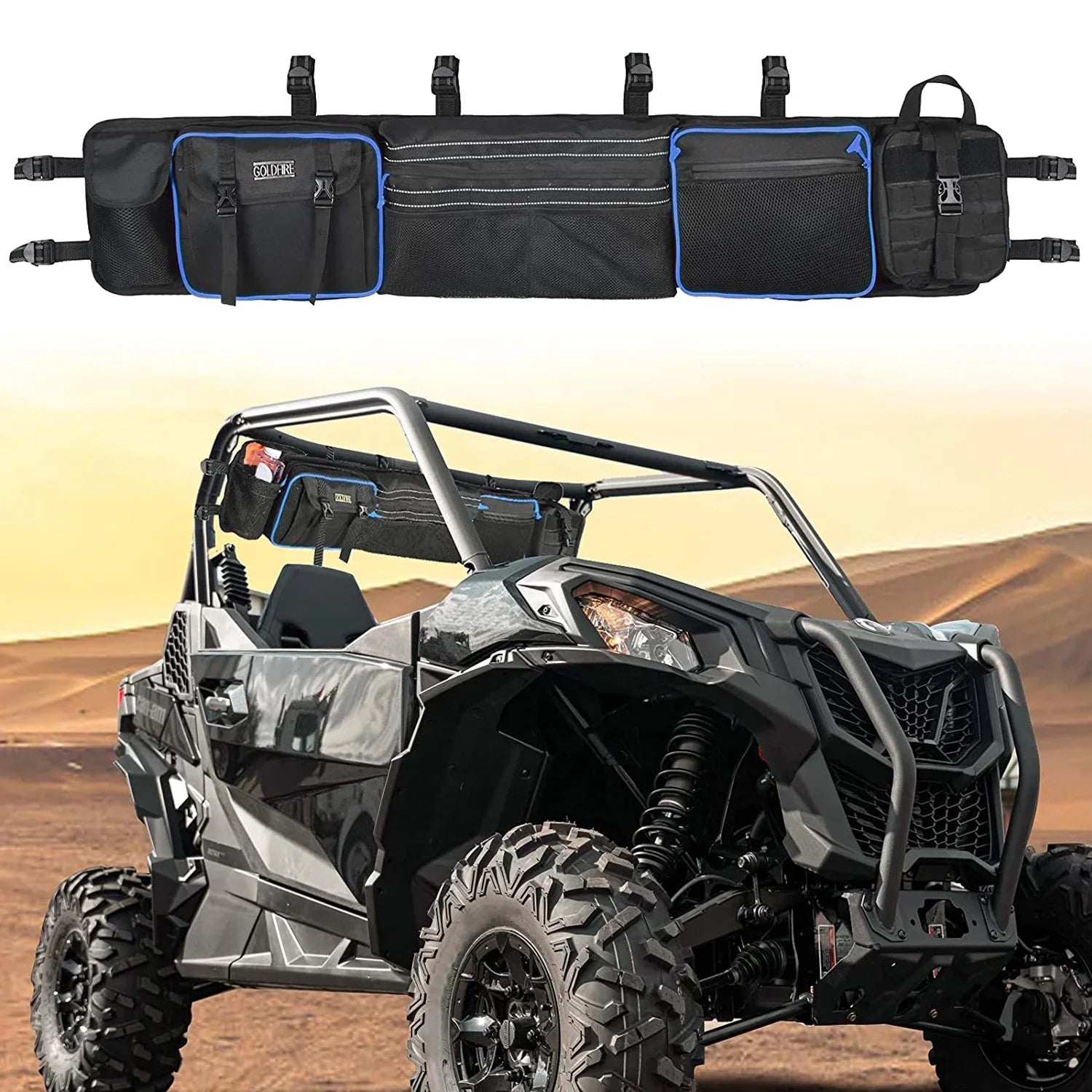 Most Storage UTVs For Large Roll Yamaha Rear Cargo Full Cage Size Car Polaris Goldfire Kawasaki Organizer UTV Bags Gear Bag