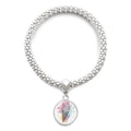 Biscuits Watercolor Pendant Bracelet Chain Bangle Jewelry Cones Bar Adjustable Sliver Ice
