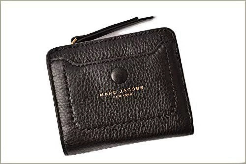 Compact Empire Leather Women's Jacobs Mini Wallet Black M0014215 Marc City Leather