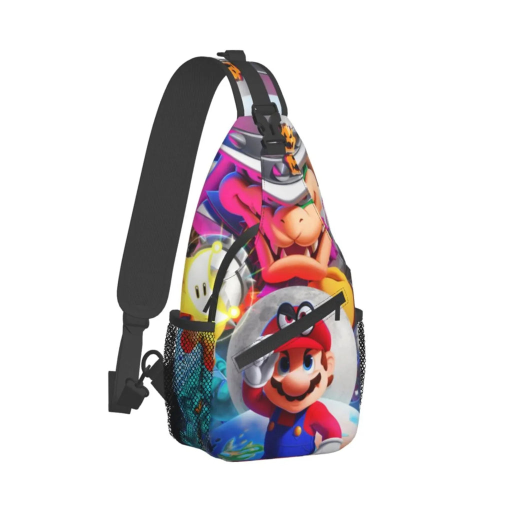 Sling Bag Mario Crossbody Chest Bags Odyssey Daypack Travel Unisex For Hiking Gifts Shoulder Women Backpack Men Super