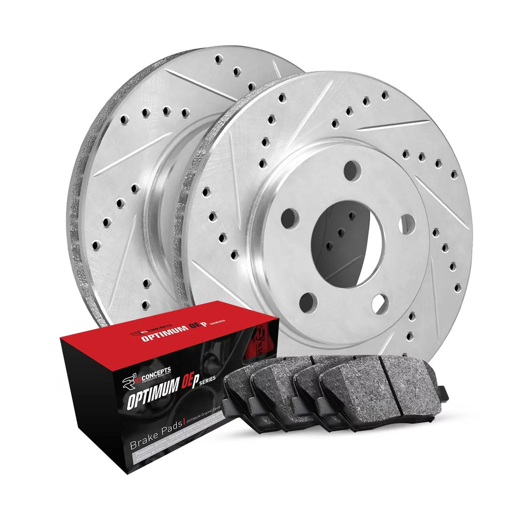 Pads| WGUN1-02095 Brakes |Rear Pads OEp Rotors Pads| R1 Brake Rear Brake Rotors Optimum Kit and and Concepts and Brake Rotors