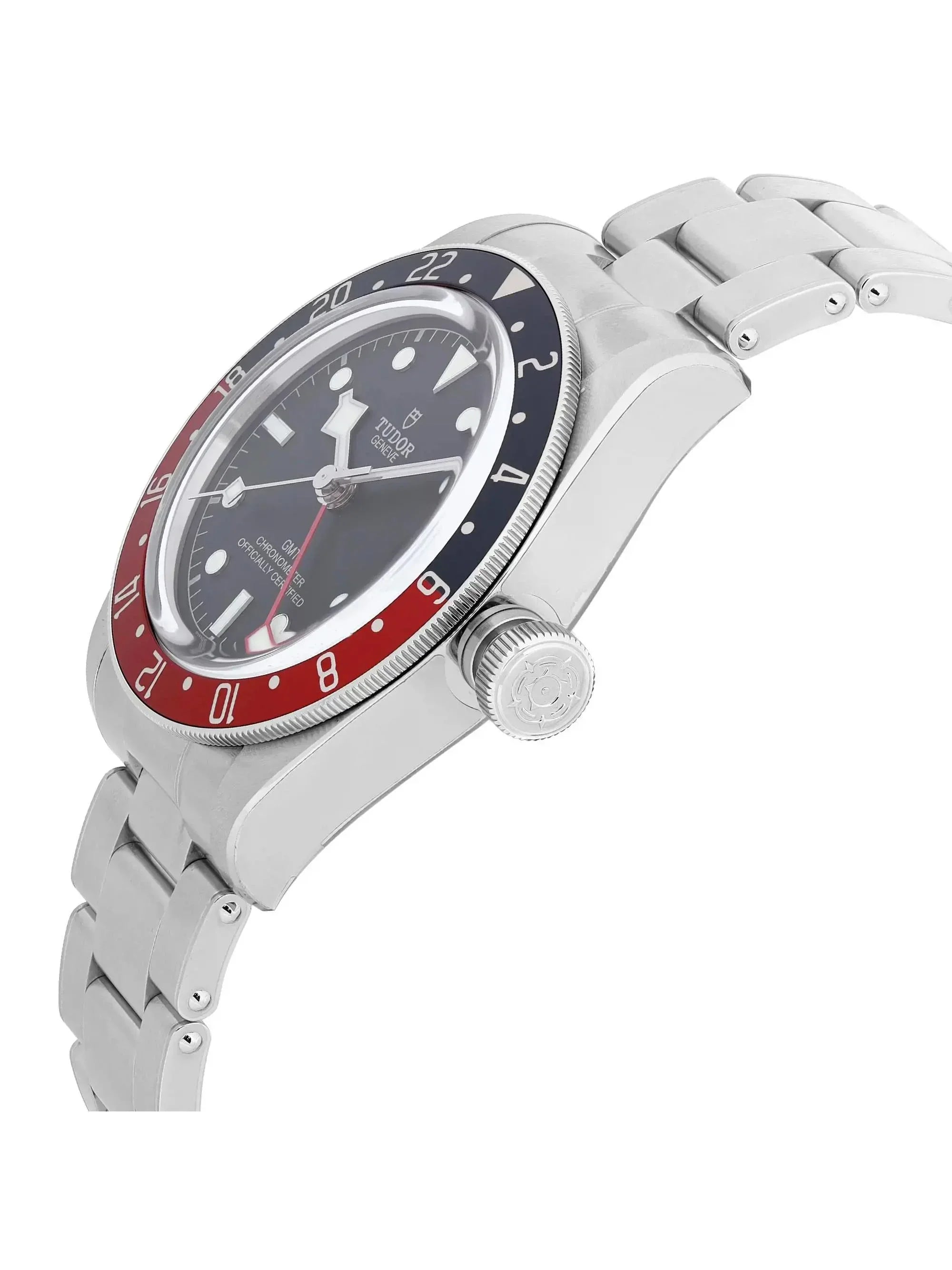 Heritage Watch GMT Black Bay 79830RB New Steel Dial Tudor Black Automatic Men