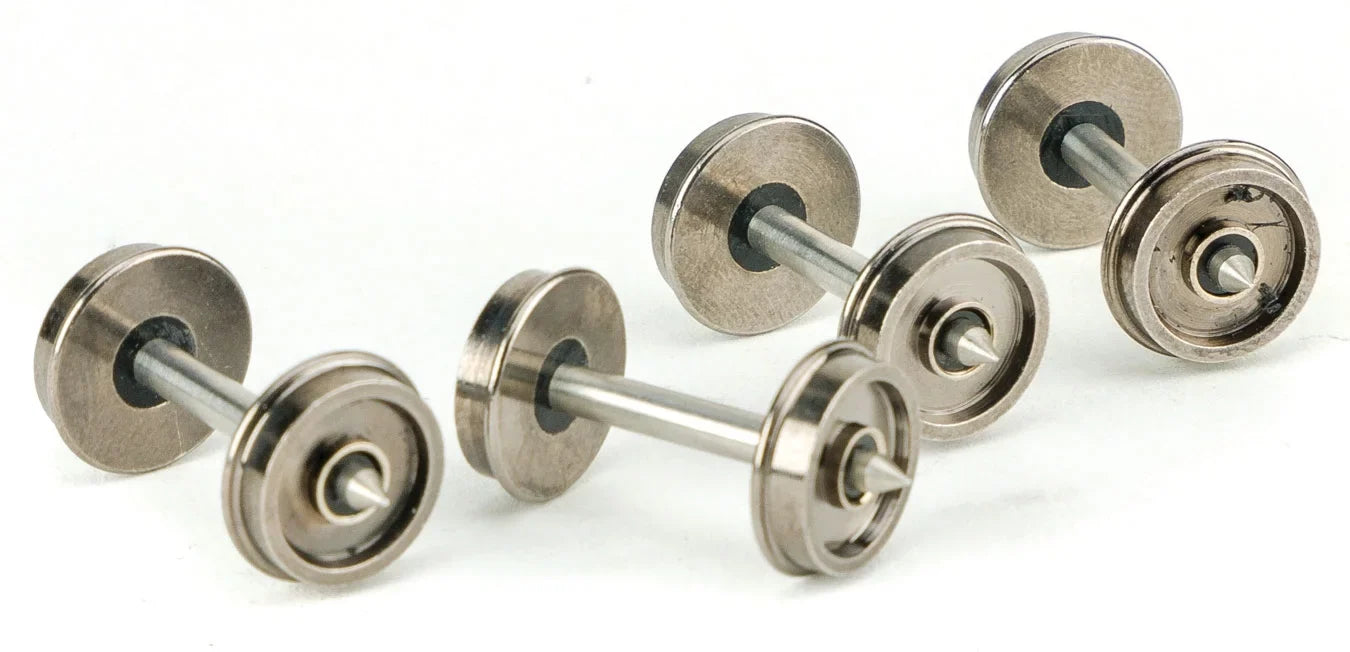 Metal Proto Walthers Scale With 36" HO (100-Pack) Axles Wheelsets Metal Turned