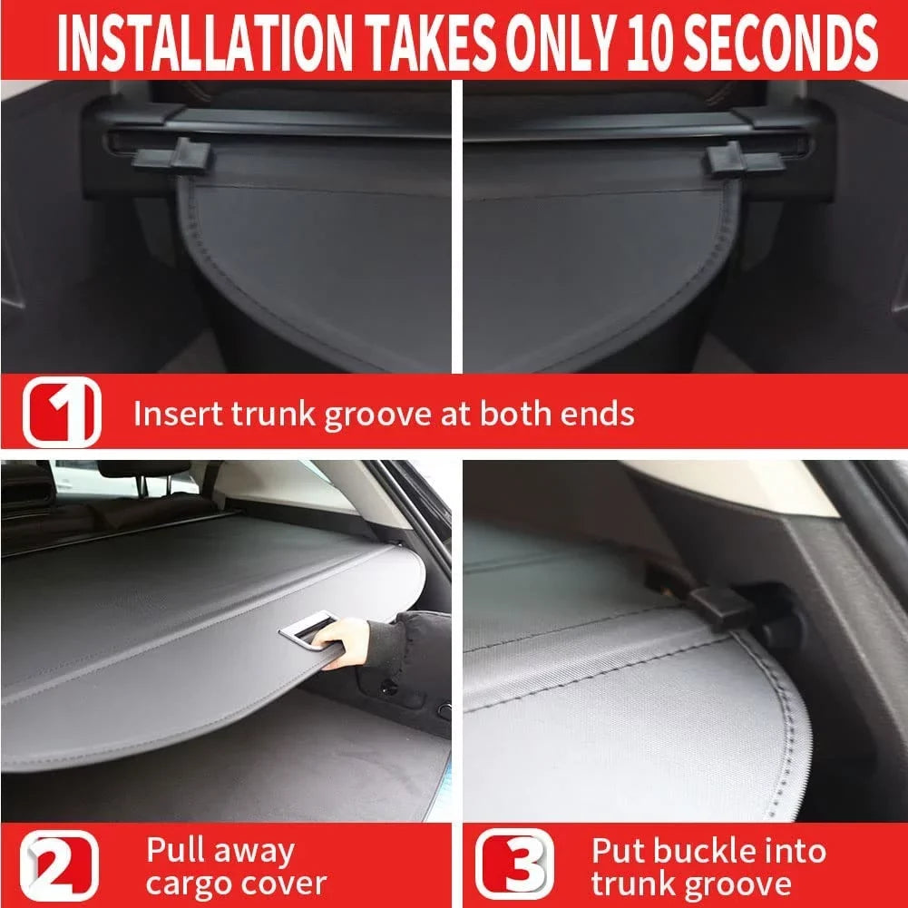 For Shield Rear Hyundai 5 5 2022 Retractable Ioniq Black Ioniq Cargo Shade 2022-2024 Hyundai 5-Seat Cover Trunk Accessory 2024 Cover Privacy 2023 SUV Fit