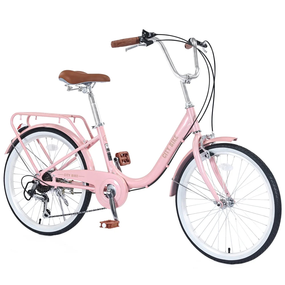 for Girls Inch Alloy jx 8+Years, Yone Bike Kids 22 Aluminium Shifter je Frame,7-speed and Ages derailleur,Pink Bicycle