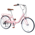for Girls Inch Alloy jx 8+Years, Yone Bike Kids 22 Aluminium Shifter je Frame,7-speed and Ages derailleur,Pink Bicycle