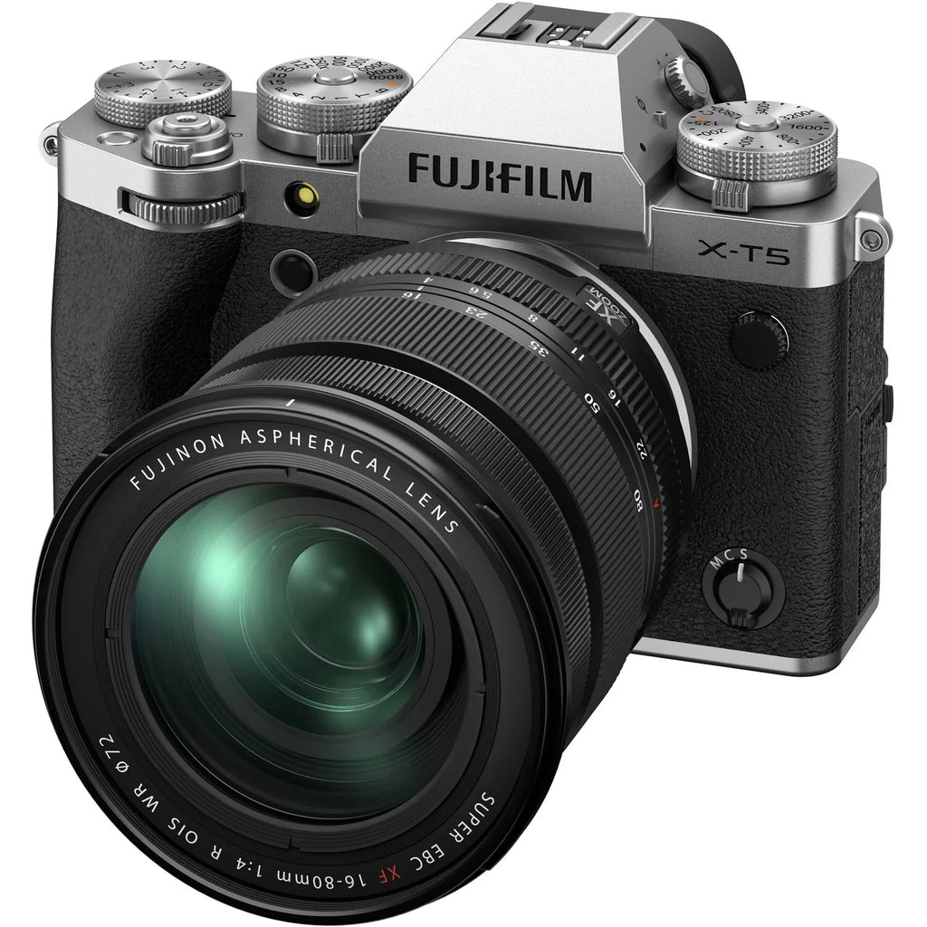 (Silver) Mirrorless with 16782662 - FUJIFILM 16-80mm X-T5 Camera Lens
