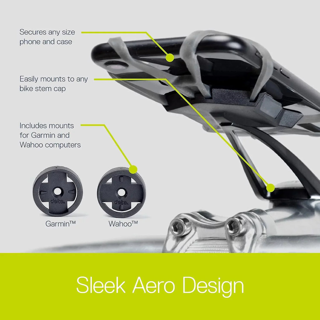 Holder Pro by iPhone Delta Adult Bikes Fits Phone Bike - for Easily Phone Any Phone Cycle Accessible to Bike Adjusts Bicycle Mount - Handlebar or & Any Accessories Xmount