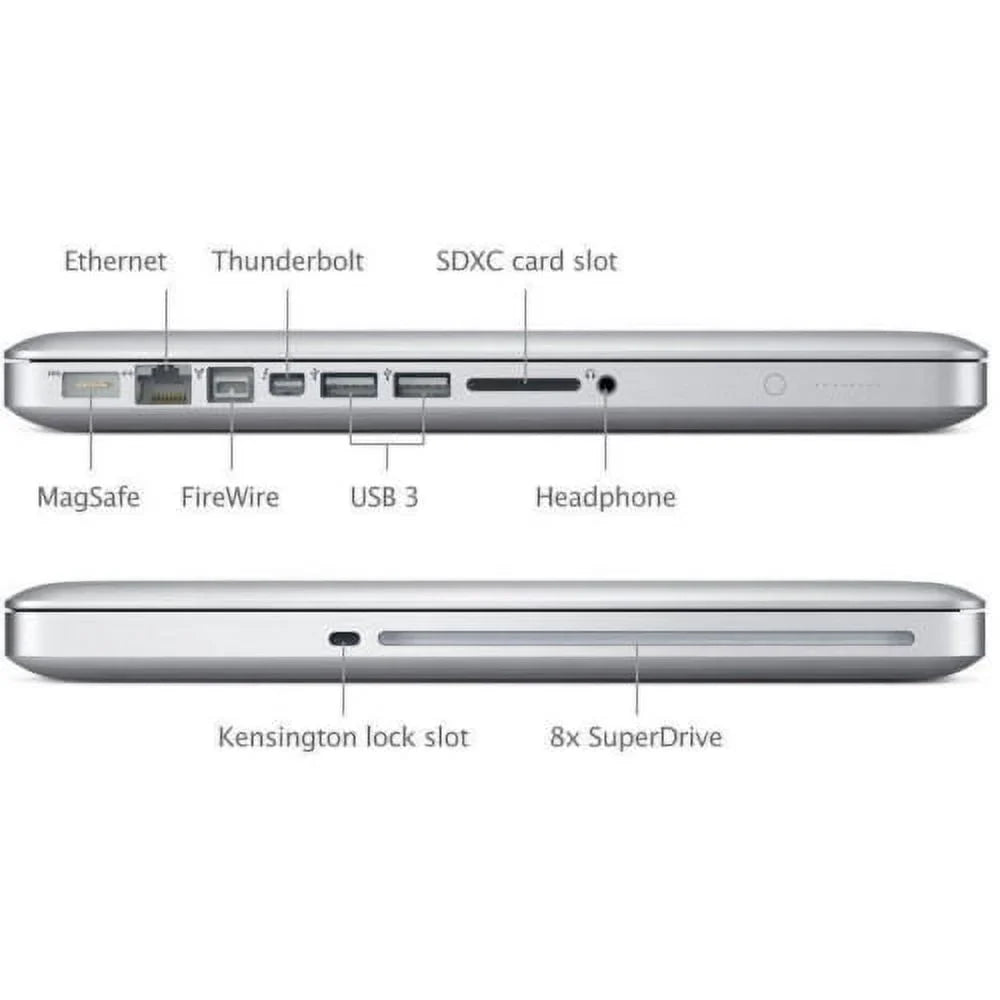 Pro MacBook (2011) (Refurbished) Apple Restored i7 16GB 1TB 2.8GHz MD314LL/A RAM Laptop HD 13" Core